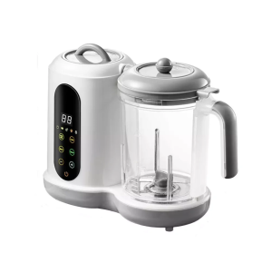 6 in 1 Baby food processor, baby food steamer and blender, has bottle warmer function