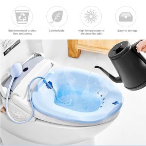 Portable Sitz Bath For Postpartum Treatment-Blue