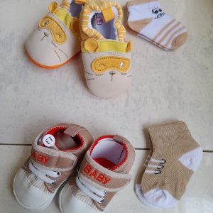 Unique Cute Pre-walker Shoes with Free Pair of Socks