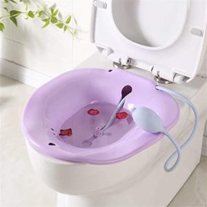 Portable Sitz Bath For Postpartum Treatment-Purple