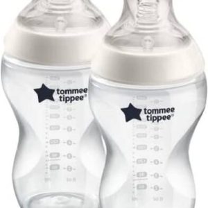 Tommee Tippee natural start Baby Feeding Bottles│Soft Silicone Teat│260ml│2pk