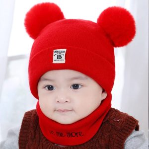 Baby hat and scarf set For Ages 1 To 8 Years