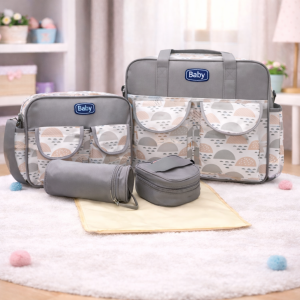 Trendy 5 in 1 diaper bag/ mommy bag