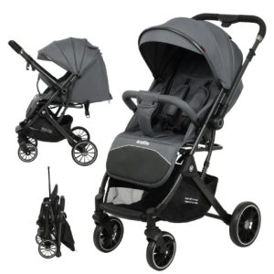 Kidilo easy fold baby stroller/Pushchair , with reversible handle ( newborn to 25 kgs)