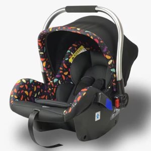 Infant Car Seat Carrier With Canopy & Safety Harness